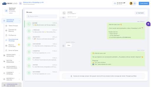 WhatsApp IA Interface